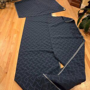 8 Yards of Navy Upholstery Fabric